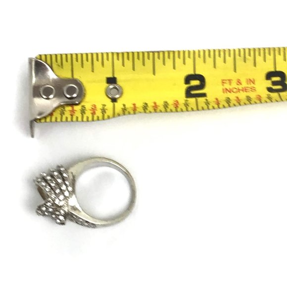 Silver Ring Women's Fashion Various Sizes NEW - Picture 5 of 7